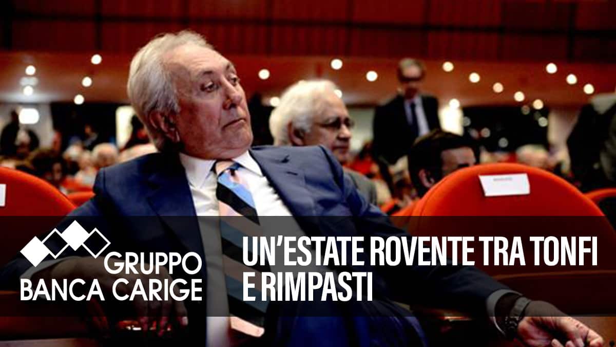 Carige: un&#039;estate rovente tra tonfi e rimpasti.