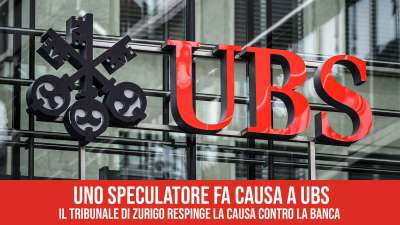 UBS vince in tribunale contro cliente speculatore.