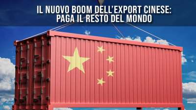 Boom esportazioni Cina.